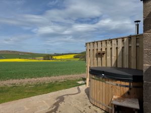 Blacksmiths hot tub view
